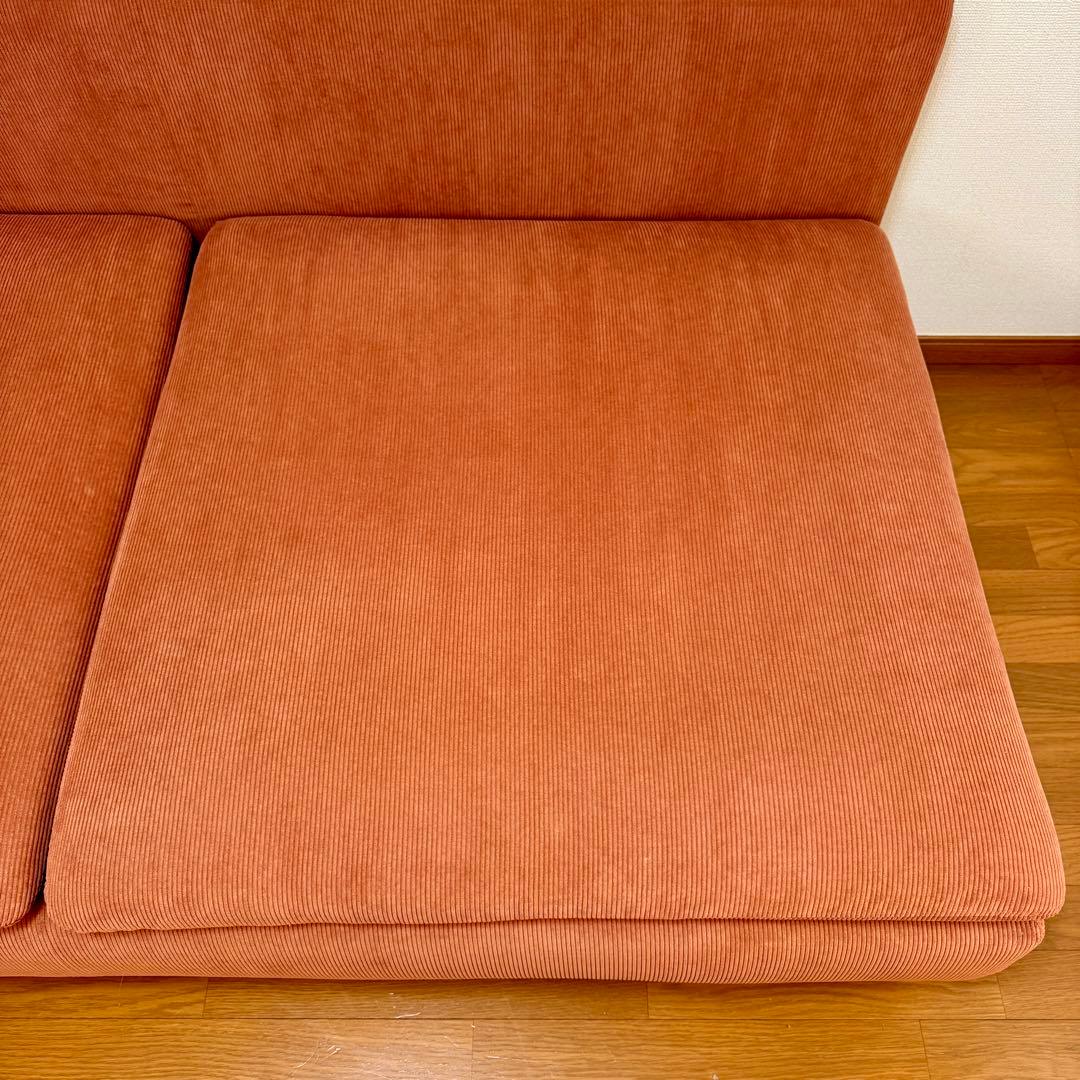 【toraco 】IKEA ソーデルハムン 3人掛け ケーリンゲ 赤茶色