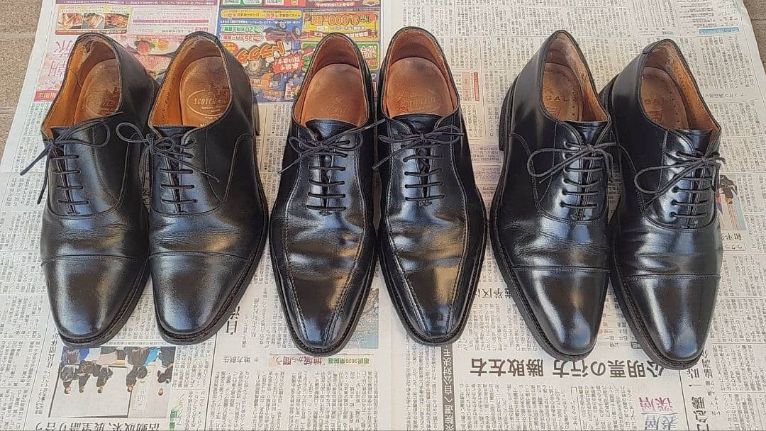 スコッチグレイン・リーガル 革靴 ３足セット