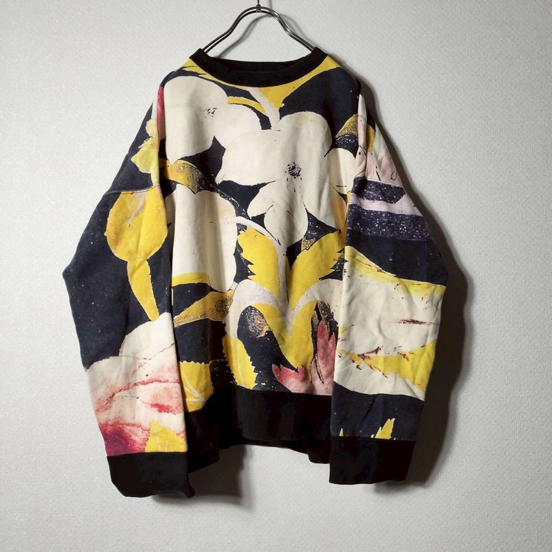 ヴィヴィアンウエストウッドマン スウェット トレーナー 刺繍オーブ 花柄