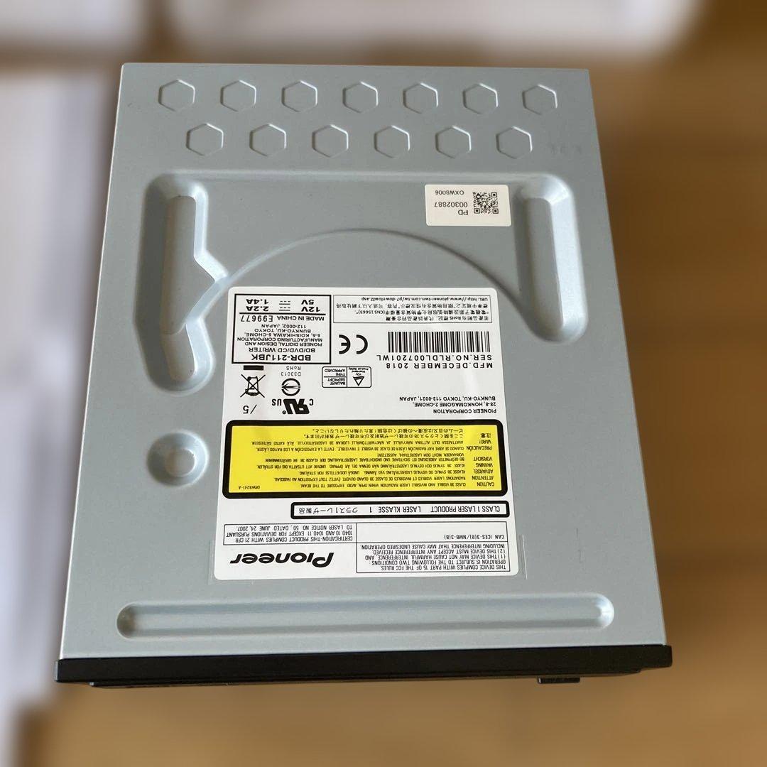Pioneer Blu-ray Disc Witer BDR-211JBK 美品