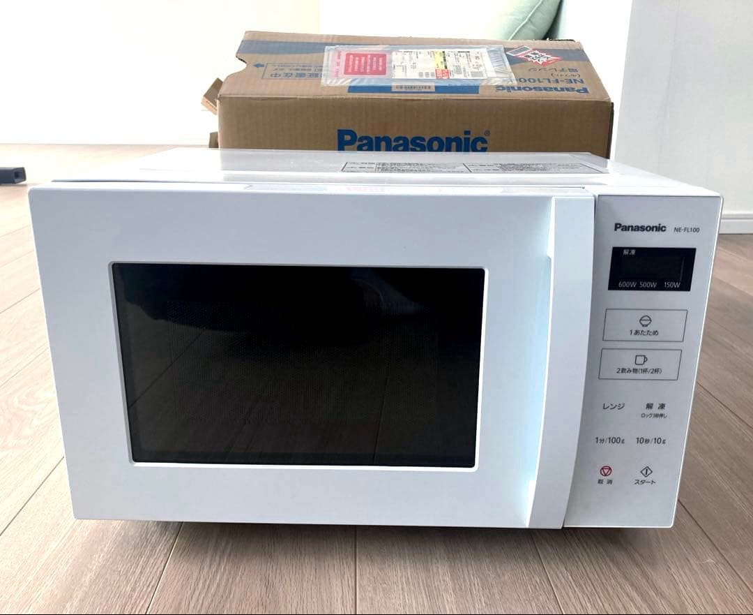 Panasonic パナソニック 電子レンジ NE-FL100-W 2022年製