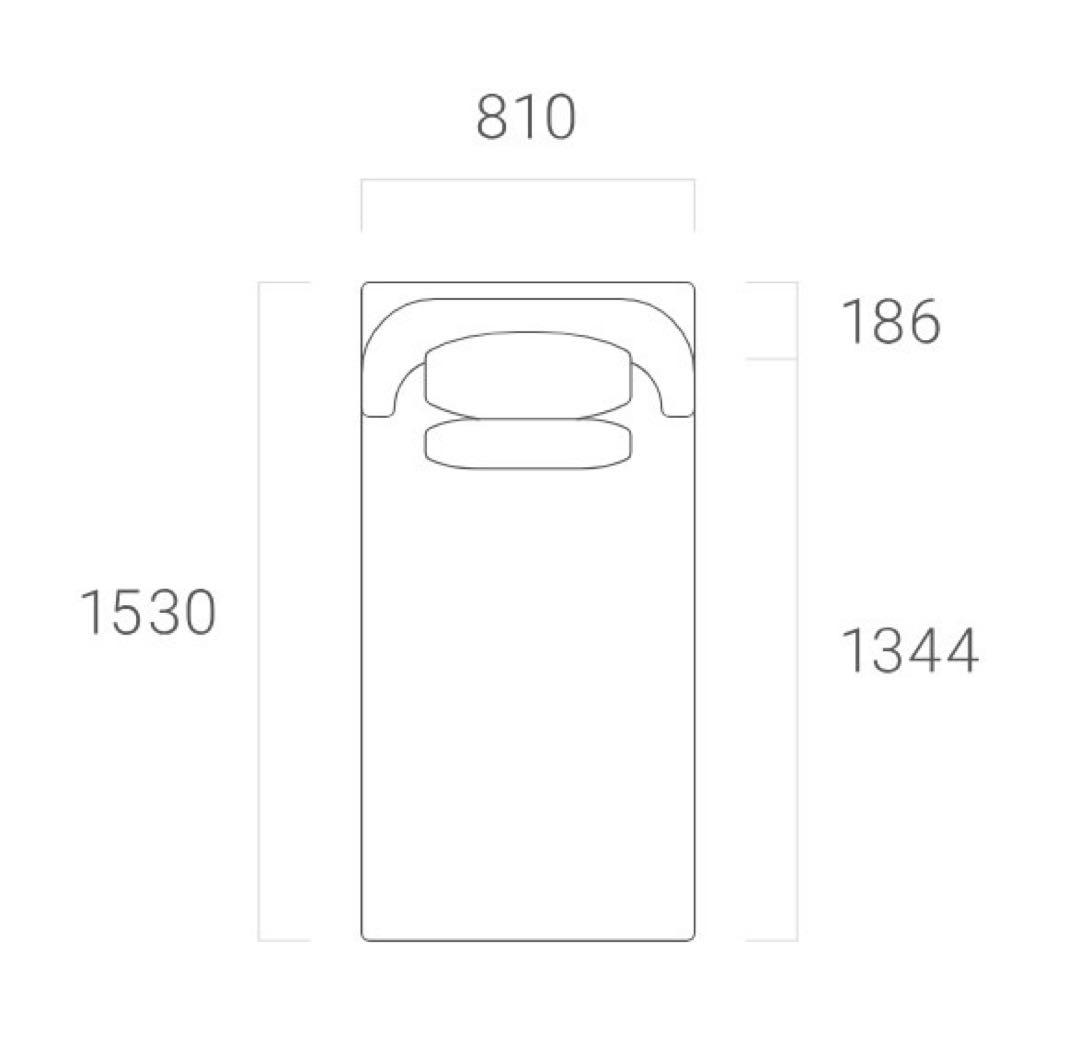 ARMONIA の Bella curva シリーズのカウチ EPUレザー
