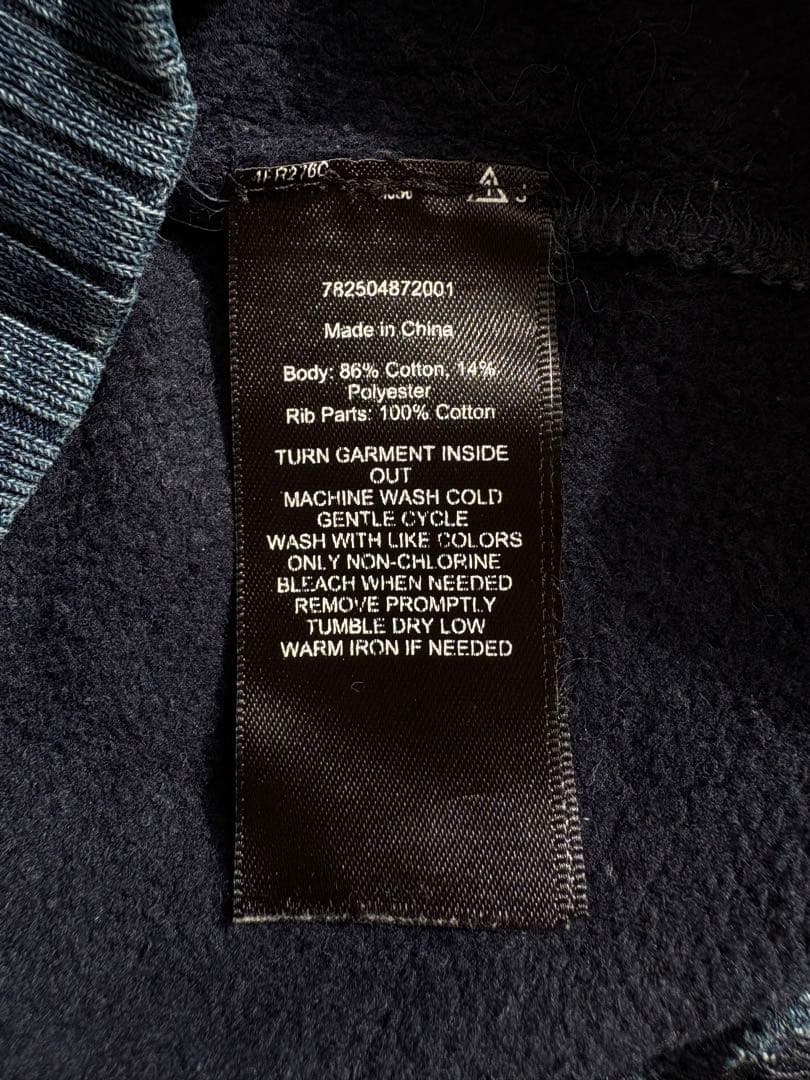 Double RL ラルフローレン　クルーネックスウェット S ダークブルー