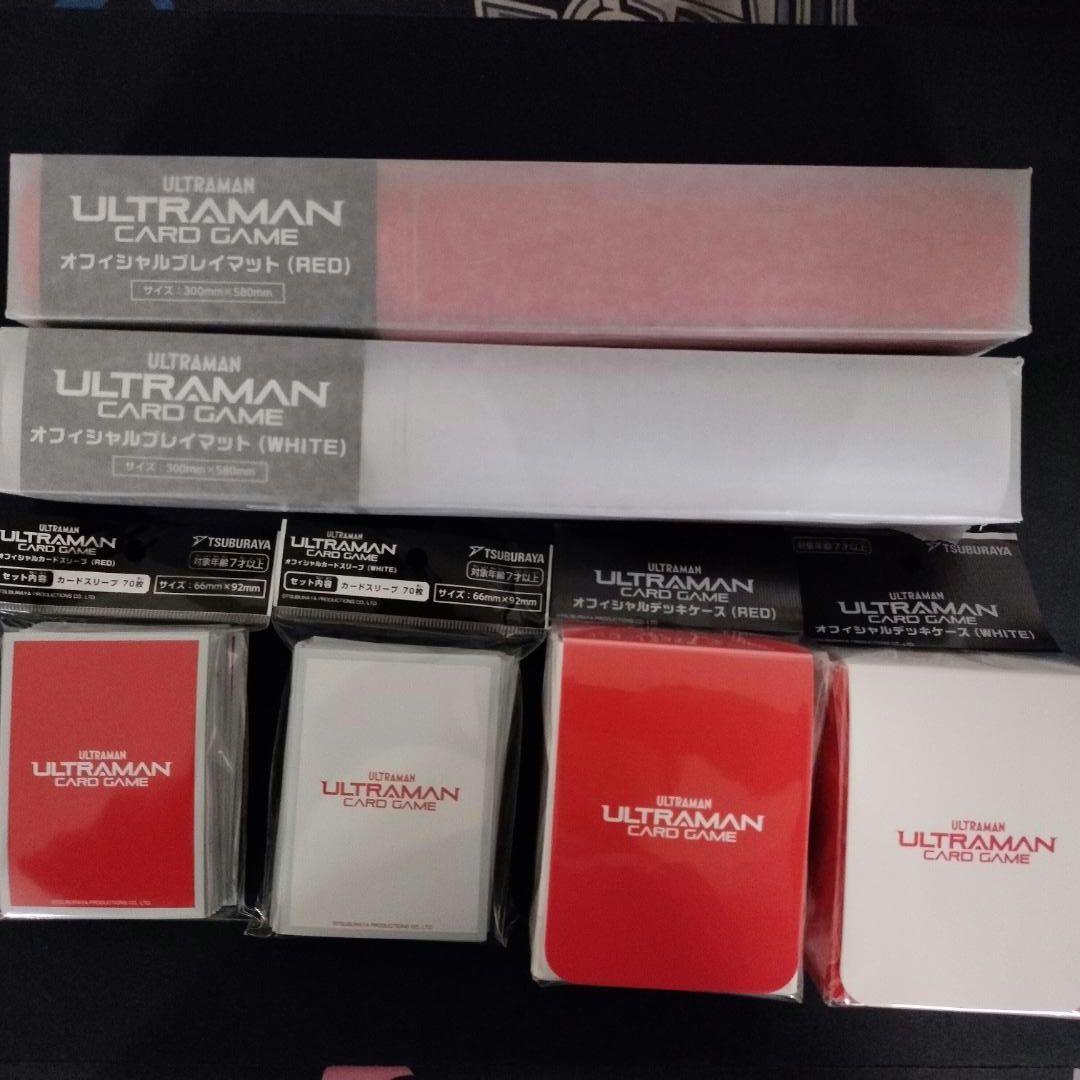 UCG プレイマット スリーブ デッキケース 赤 白