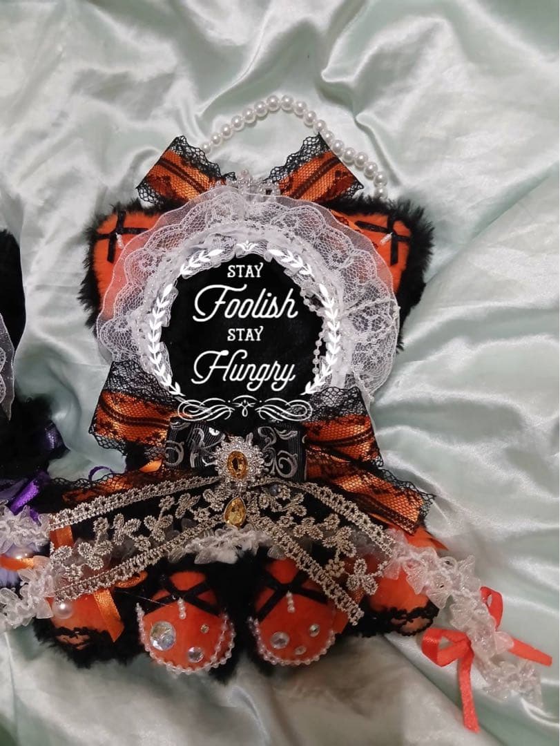 にろ様ぬい服ふわふわ猫耳お座り着ぐるみ 16cm 推しぬい にじぬい