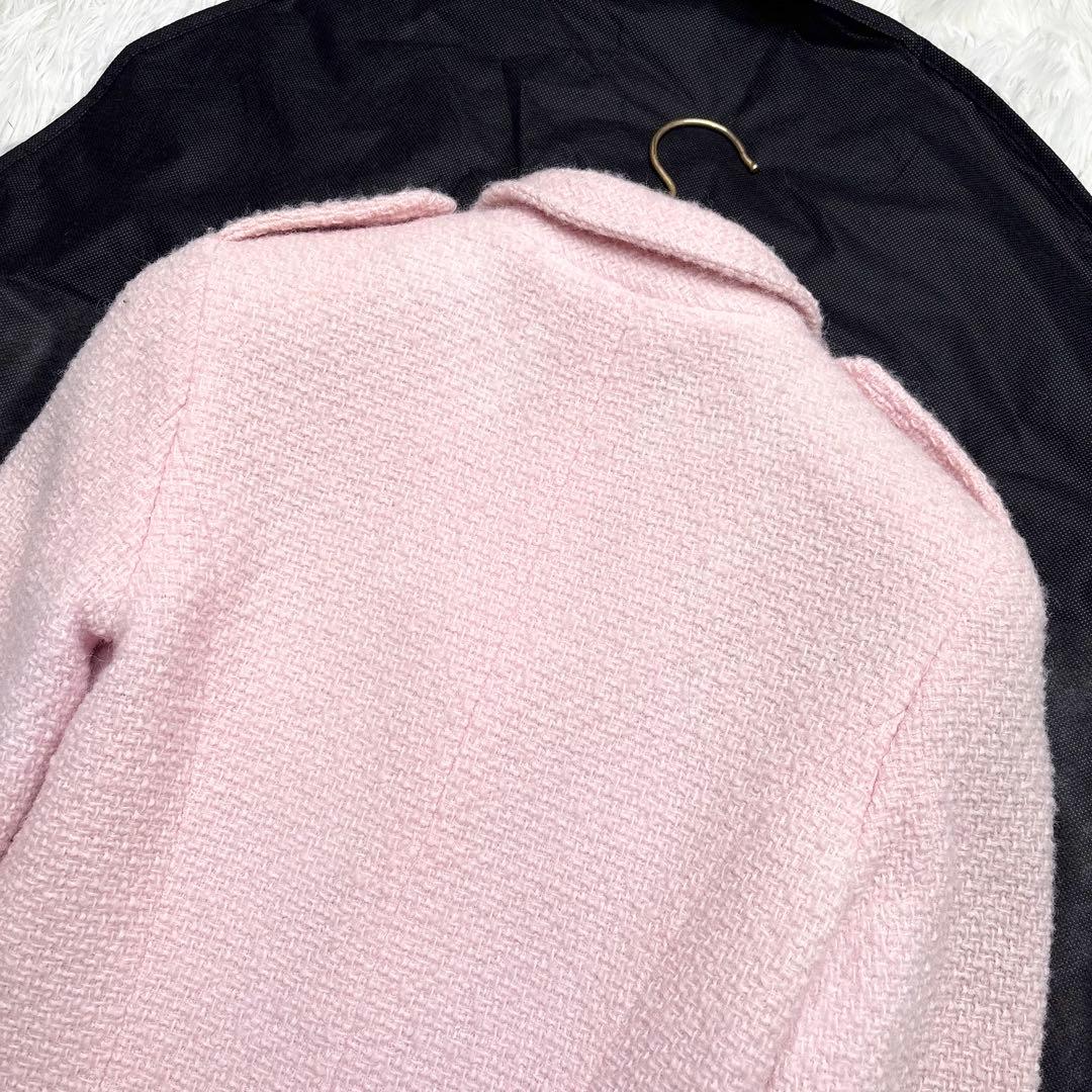 CHANEL 1996年 ヴィンテージ ツイードジャケット グリポアボタン