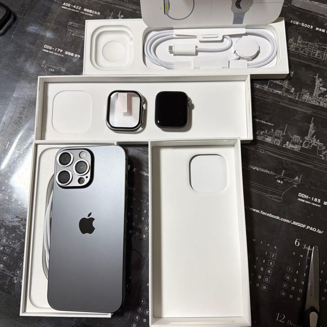 スマートフォン本体 Apple iPhone 16 pro max Apple Watch 5