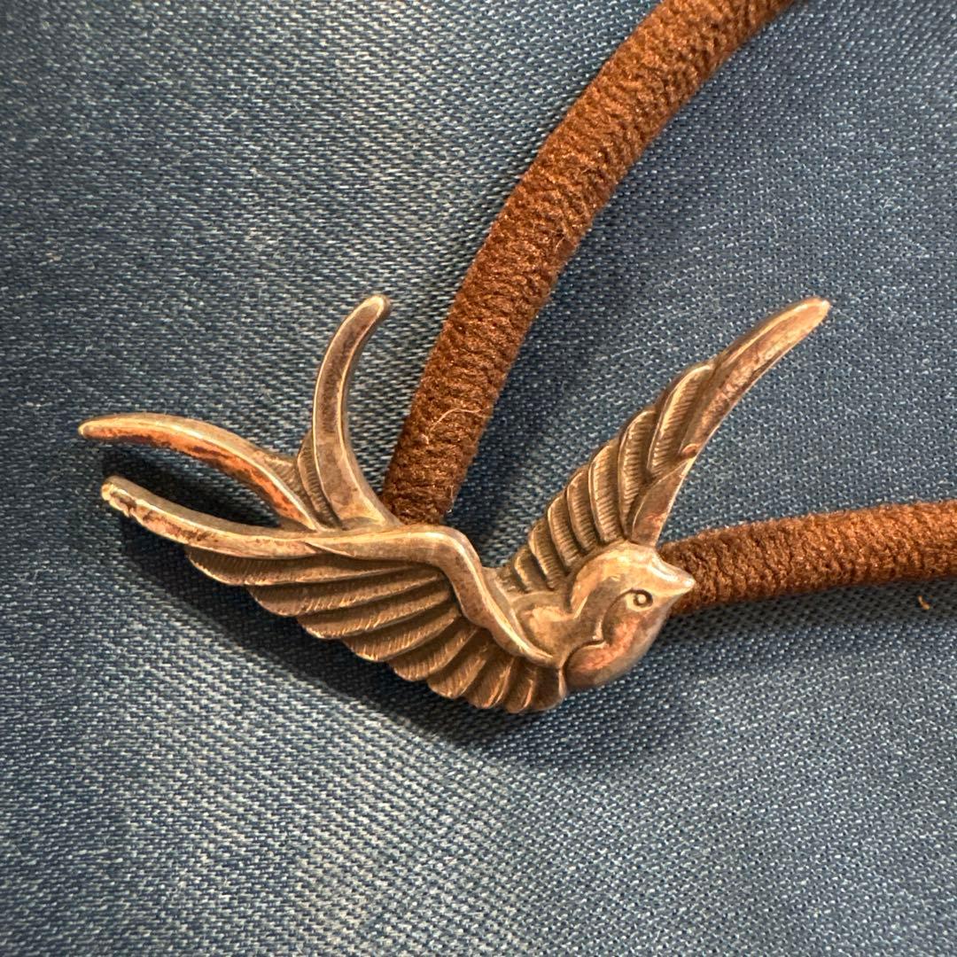 ルードギャラリーブラックレベル×カオスデザイン　シルバースワロー　ヘアゴム