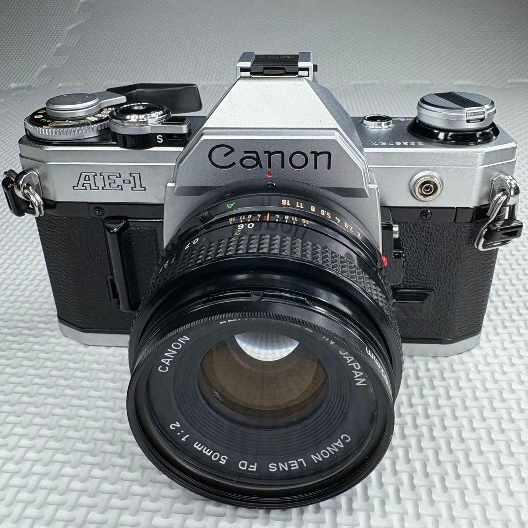 Canon AE-1 シルバー レンズ付き