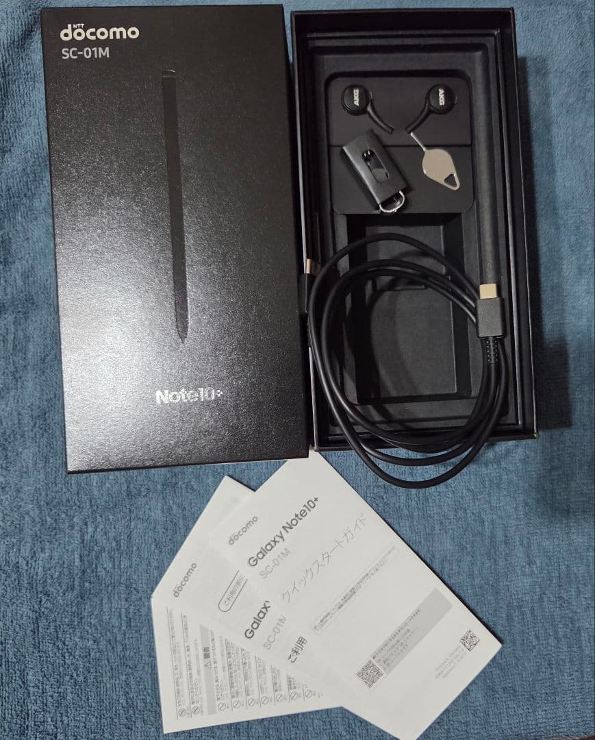スマートフォン本体 Samsung Galaxy note10+ SC-01M Aura Black