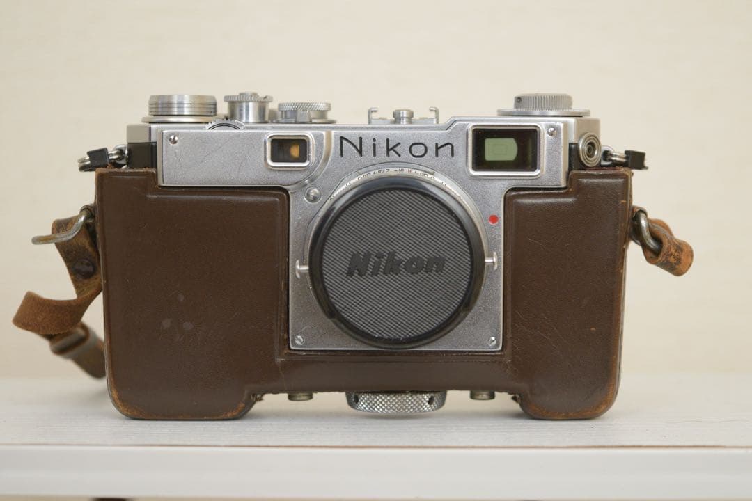 Nikon S2 レンジファインダーカメラ 革ケース付き