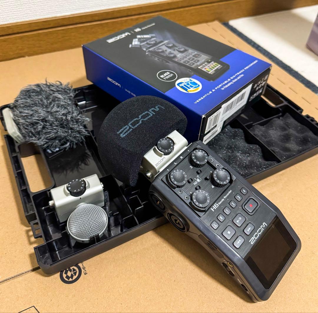【最終値下げ】ZOOM H6 Handy Recorder 本体 & XY/MS