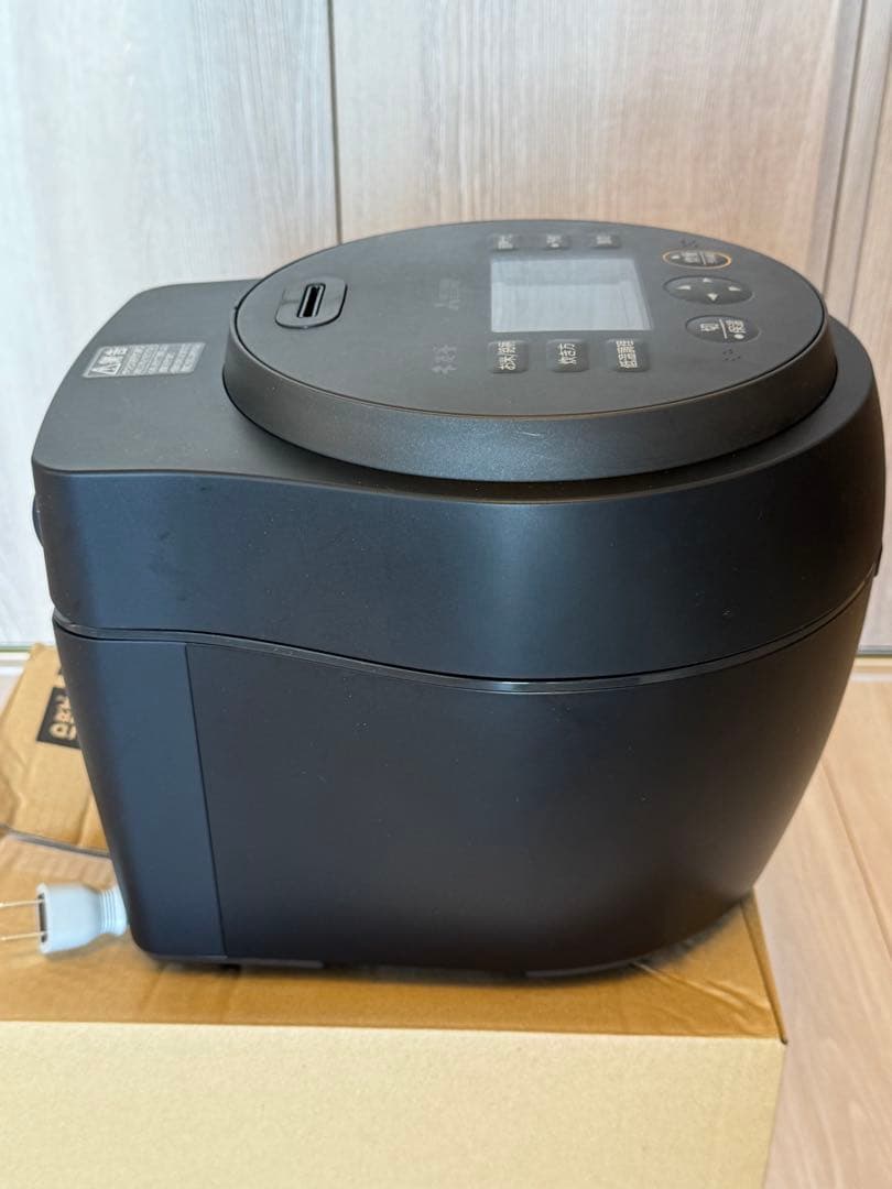 MITSUBISHI 炊飯器 NJ-BW10G-B 本炭釜 紬（内釜：新品）