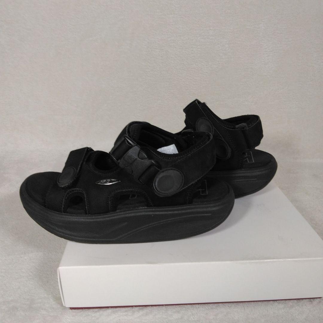 MBT KISUMU ブラック スポーツサンダル ベルクロ
