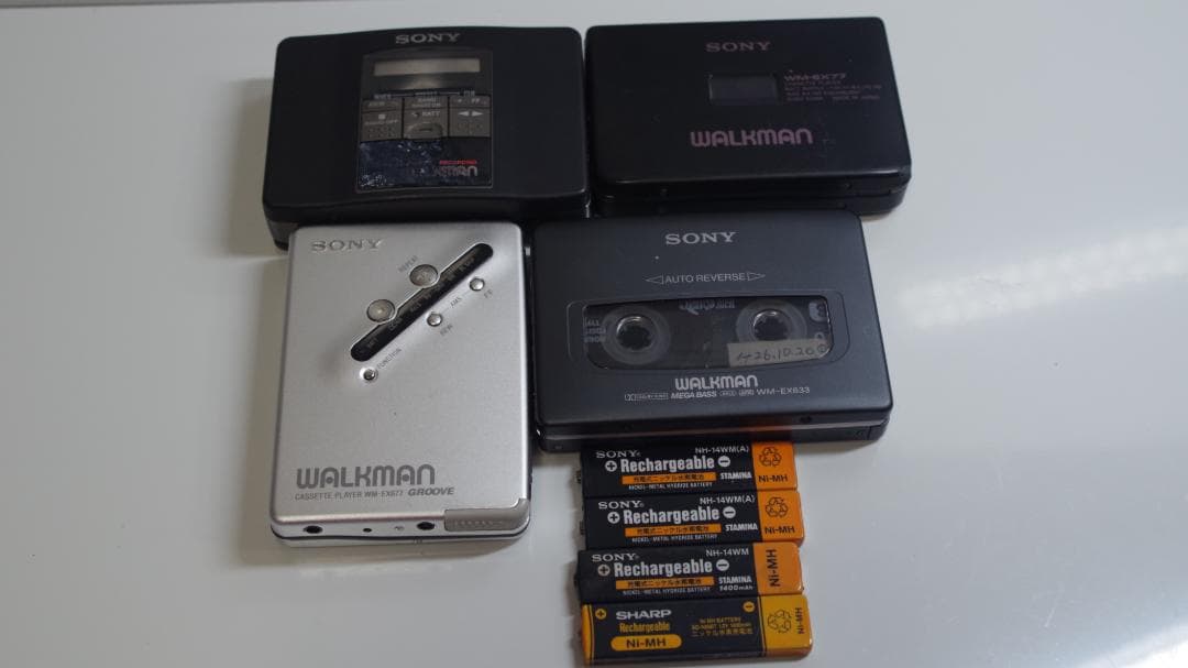 T0787 SONY ウォークマン カセットプレーヤー 4セット