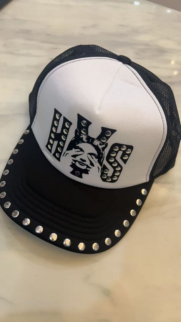 【新品未使用】ヒステリックグラマー　スタッズメッシュキャップ #009