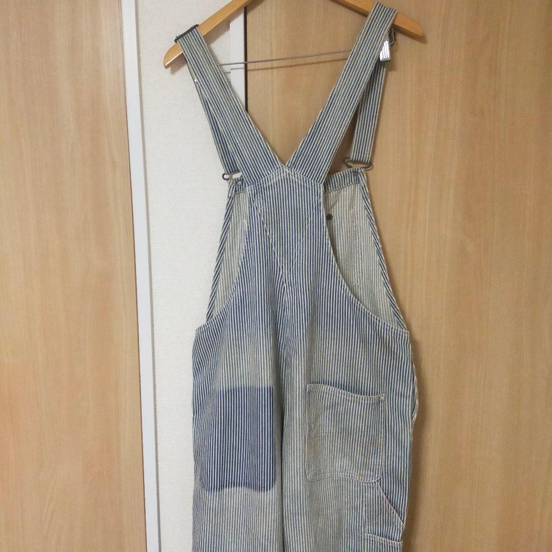 DENIM & SUPPLY ラルフローレン ヒッコリー オーバーオール M