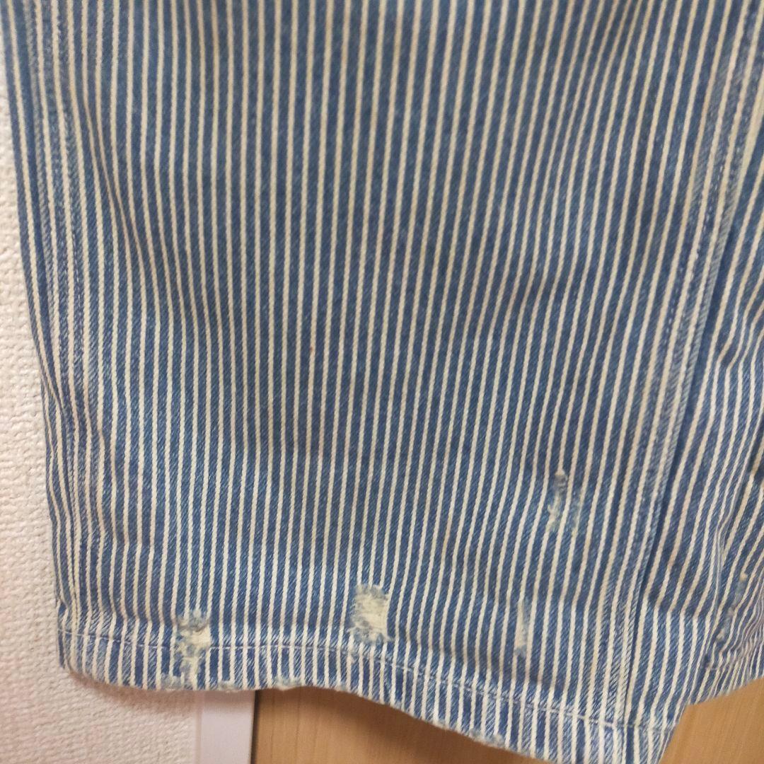 DENIM & SUPPLY ラルフローレン ヒッコリー オーバーオール M