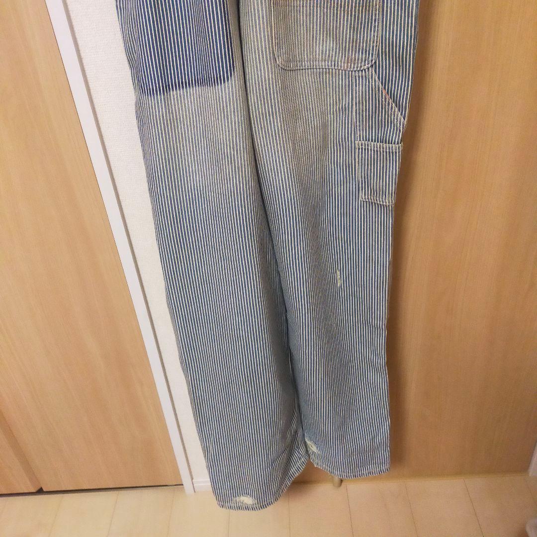 DENIM & SUPPLY ラルフローレン ヒッコリー オーバーオール M