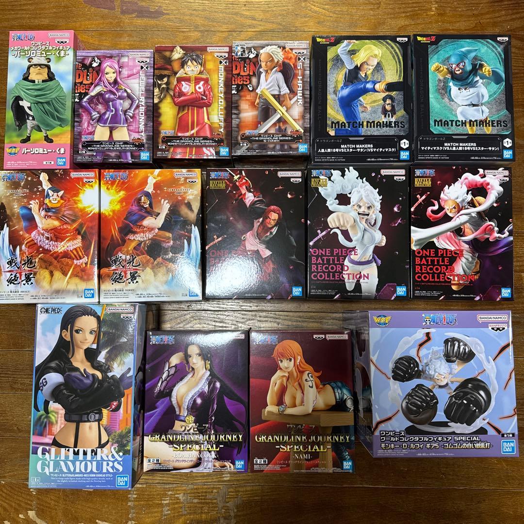 ワンピース フィギュア メイン フィギュア まとめ売り 15点セット 新品未開封
