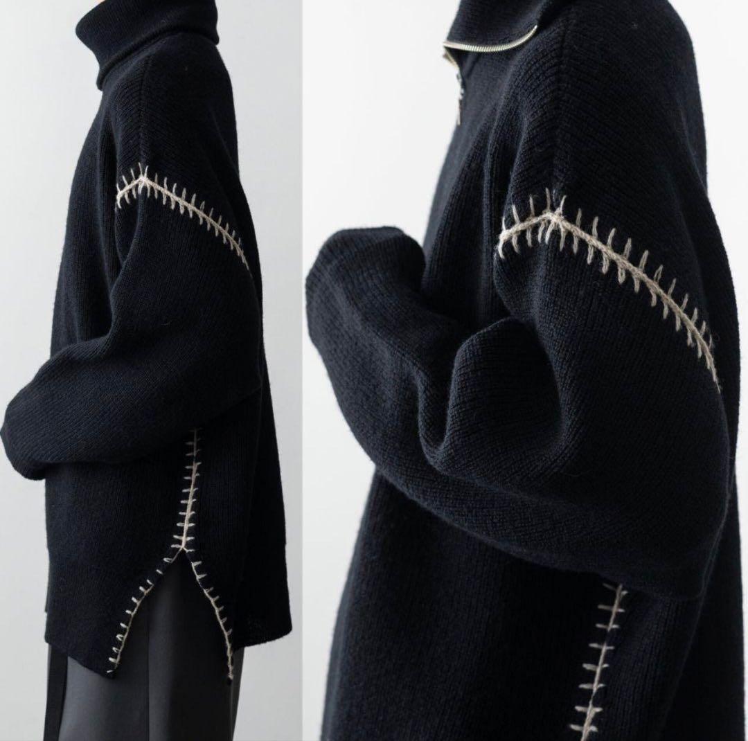 Ujoh ハーフジップニット