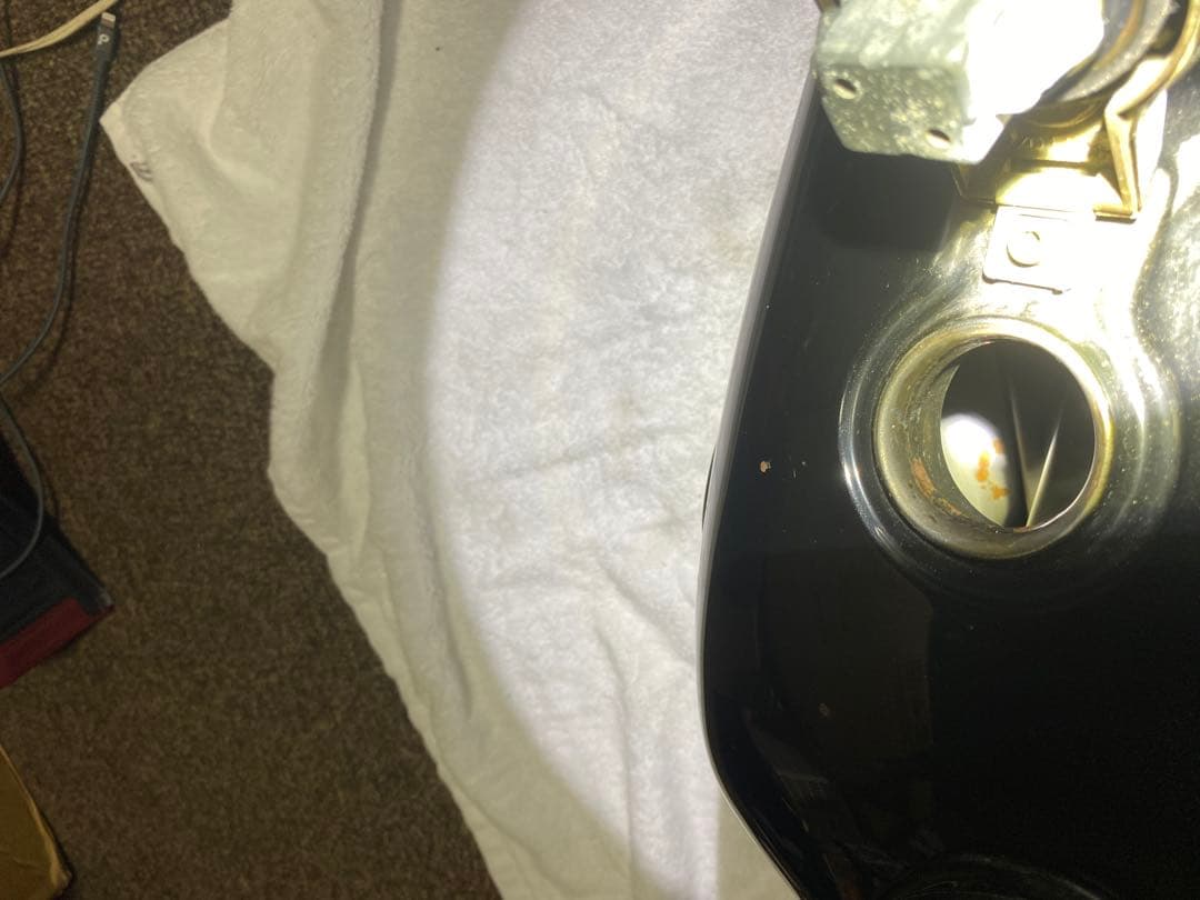 SR400用 ブラックタンク　カギ有ります！！