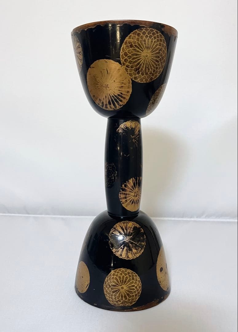 小鼓　胴　菊蒔絵