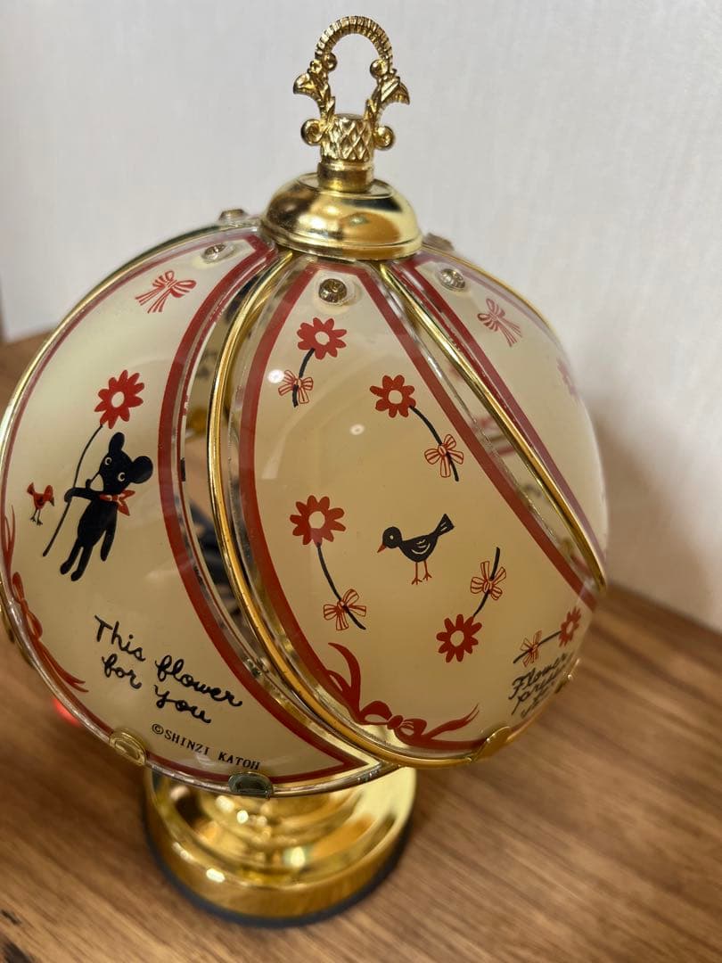 【レトロ】SHINZI KATOH 3段あかり切り替えタッチセンサー卓上ライト