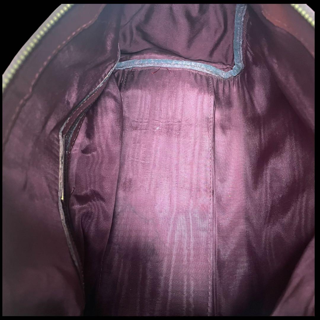 Cartier カルティエ マストライン レザー ミニボストンバッグ ボルドー