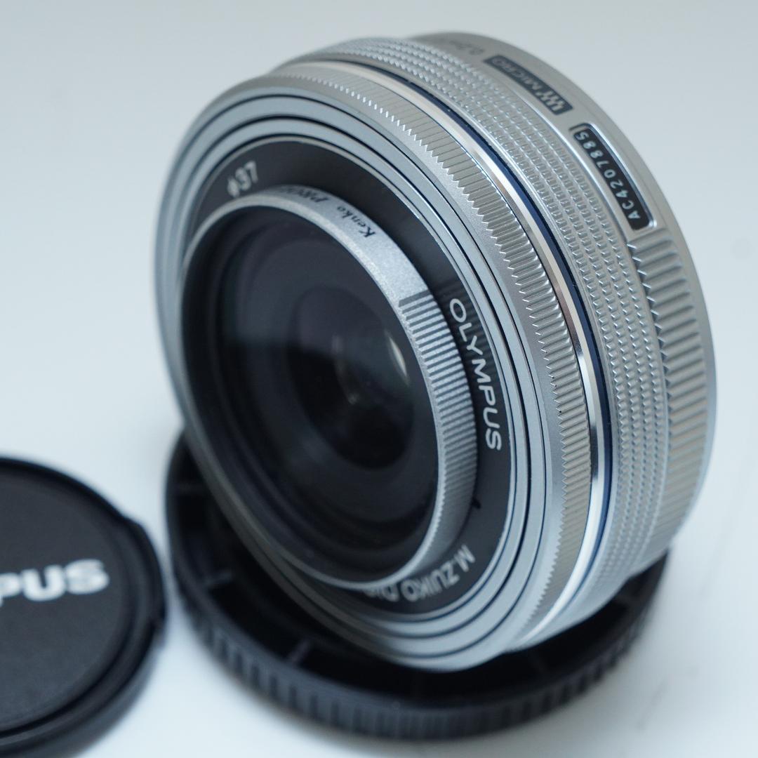 ★動画でも大満足★オリンパス14-42mm EZ パンケーキ　シルバー