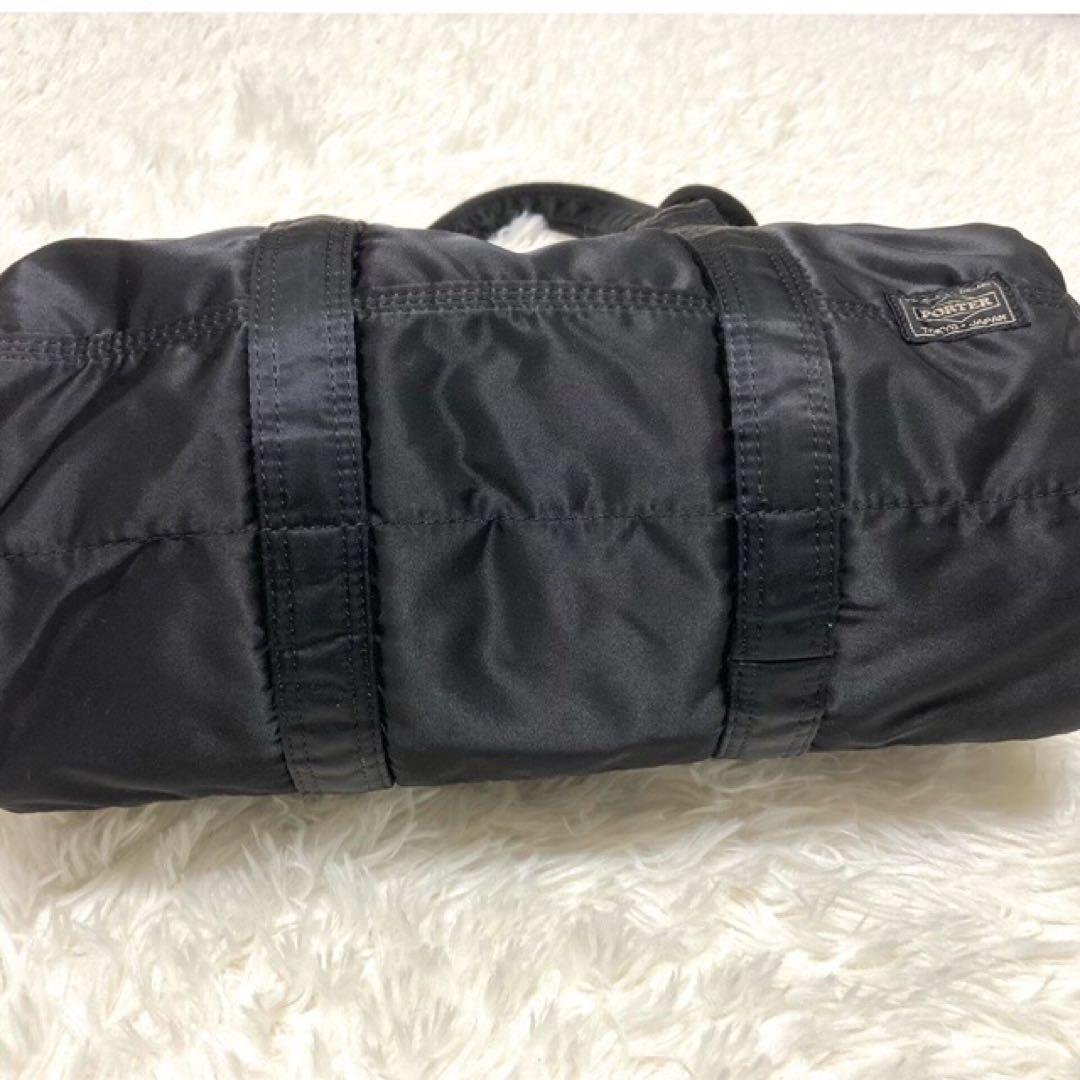 美本 PORTER ポーター タンカー TANKER ミニボストンバッグ 黒