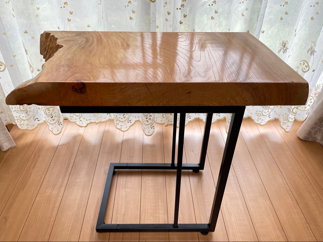 nn　一枚板　欅（けやき）　サイドテーブル　コーヒーテーブル