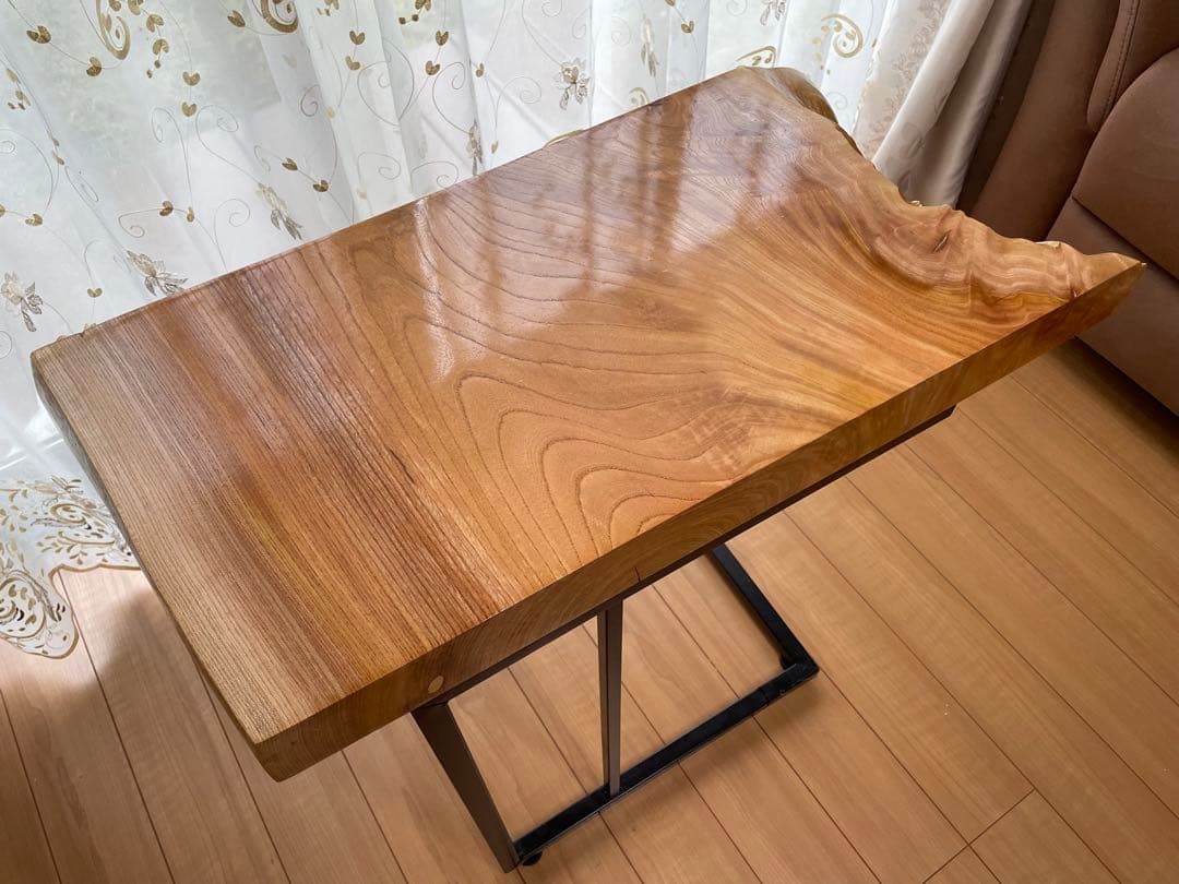 nn　一枚板　欅（けやき）　サイドテーブル　コーヒーテーブル