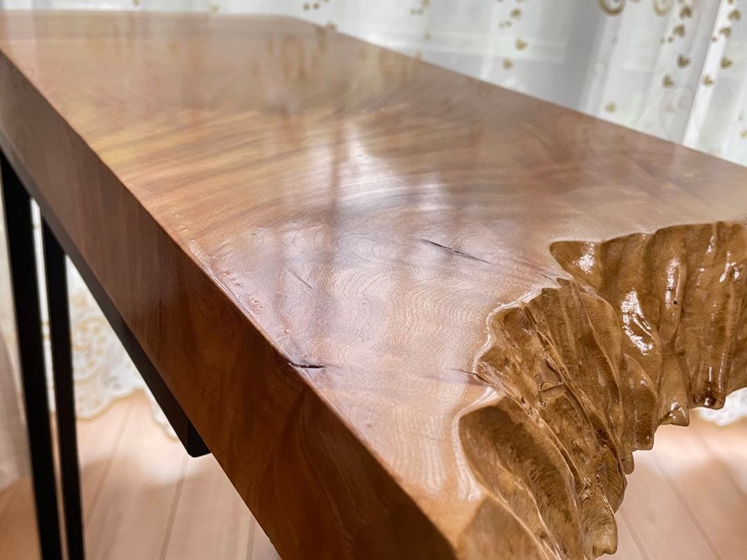 nn　一枚板　欅（けやき）　サイドテーブル　コーヒーテーブル