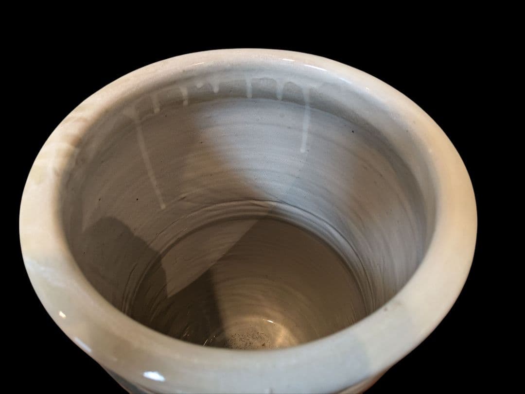 【特大】小石原焼 傘立て　傘立　民藝