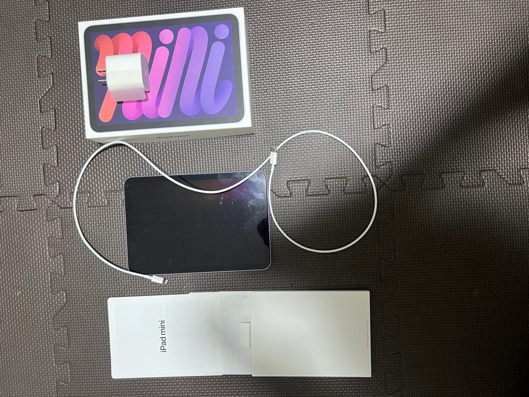 iPad mini 第６世代　パープル　充電器付き
