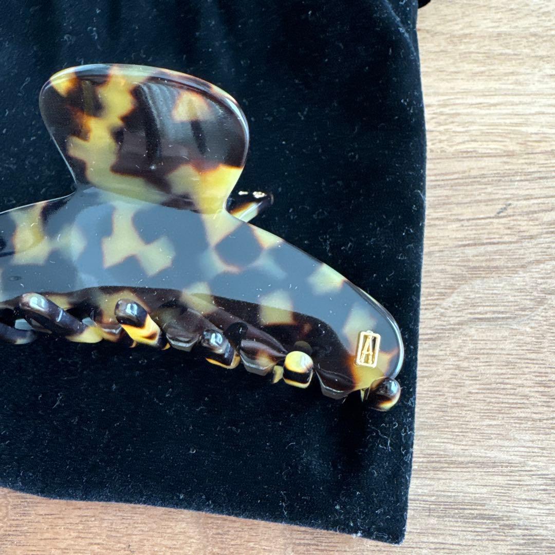 ALEXANDRE DE PARIS べっ甲柄 ヘアクリップサイズM