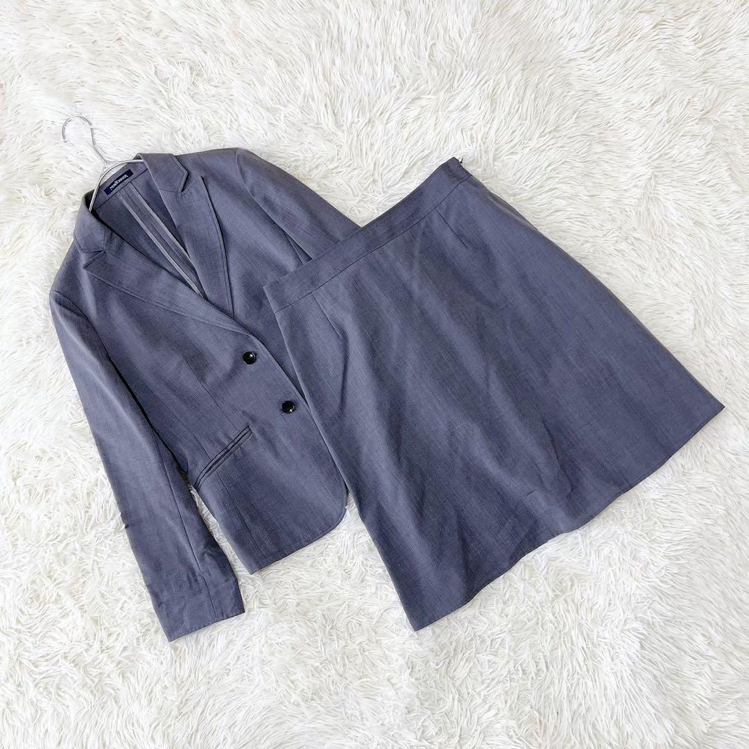 《ニューヨーカー》 (13A) スカートスーツセットアップ テーラード フレア