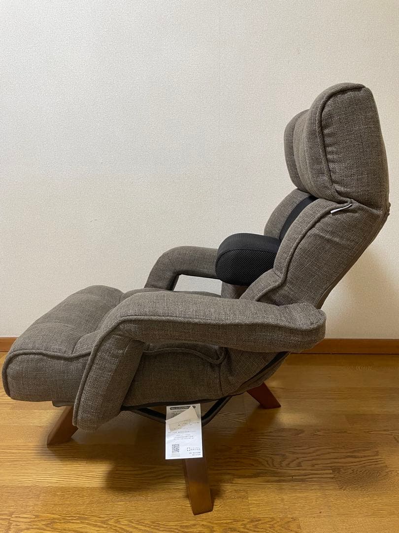 座椅子生活 明光ホームテック 腰の神様がくれた中座椅子 ブラウン