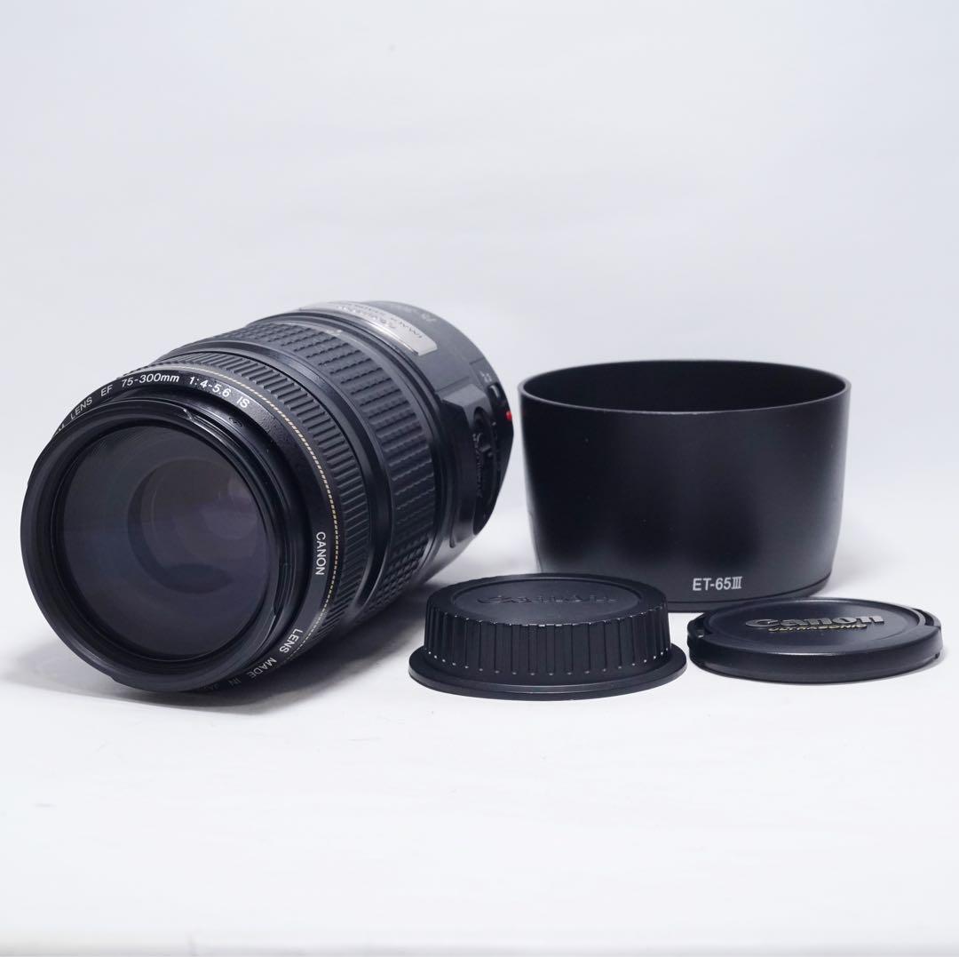 極美品 Canon EF 75-300mm f4-5.6 IS usm