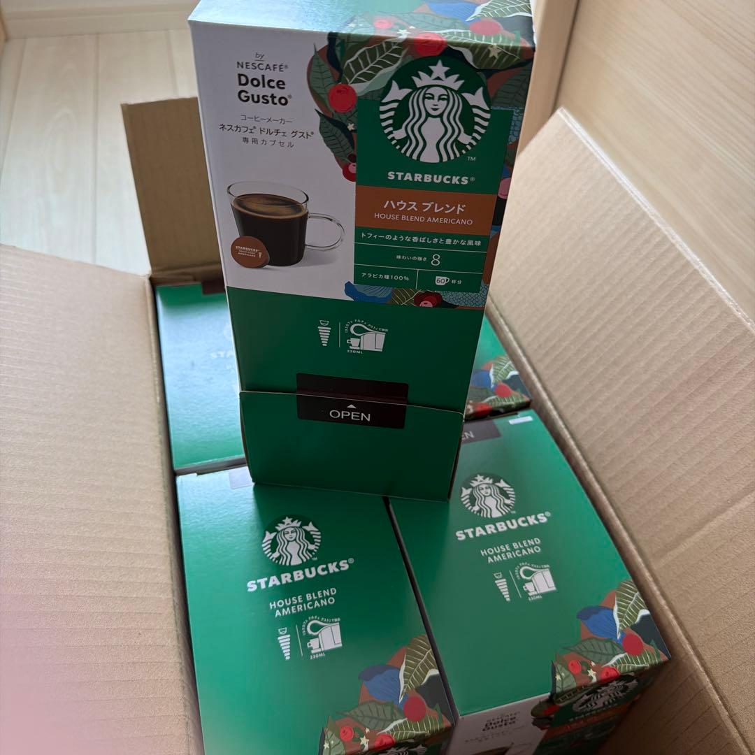 ネスカフェ　ドルチェグスト/スターバックスハウスブレンド60個入り5箱