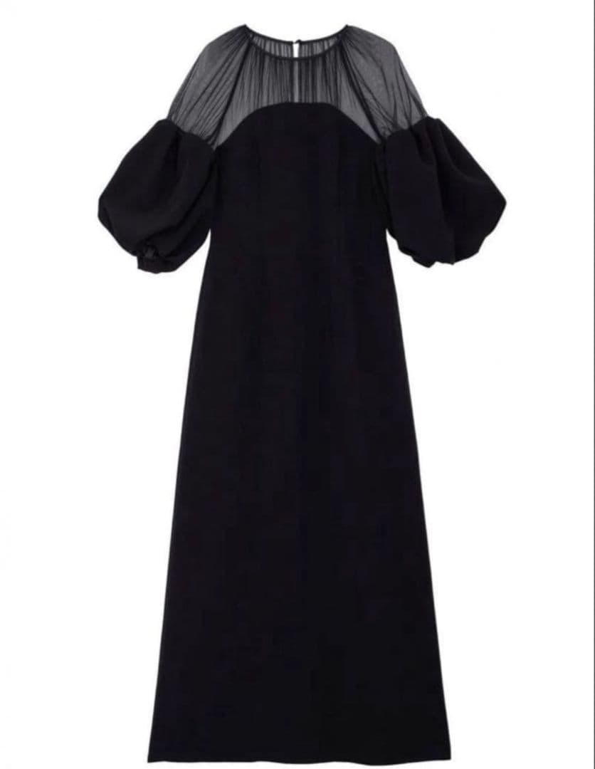 スーツ・フォーマル・ドレス SOUFFLE SLEEVE VELOUR DRESS