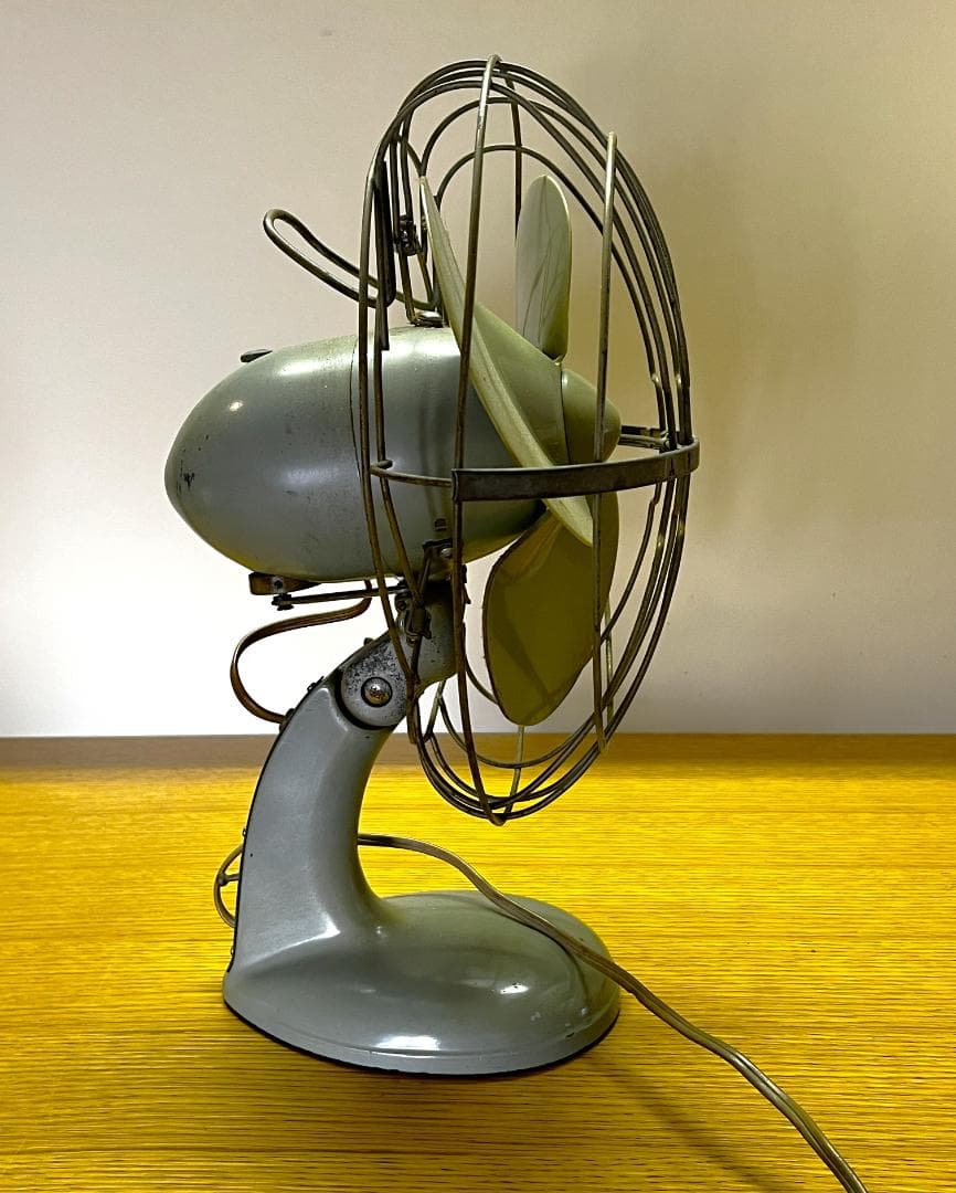 昭和レトロ家電　MITSUBISHI 三菱　卓上扇風機　完動品