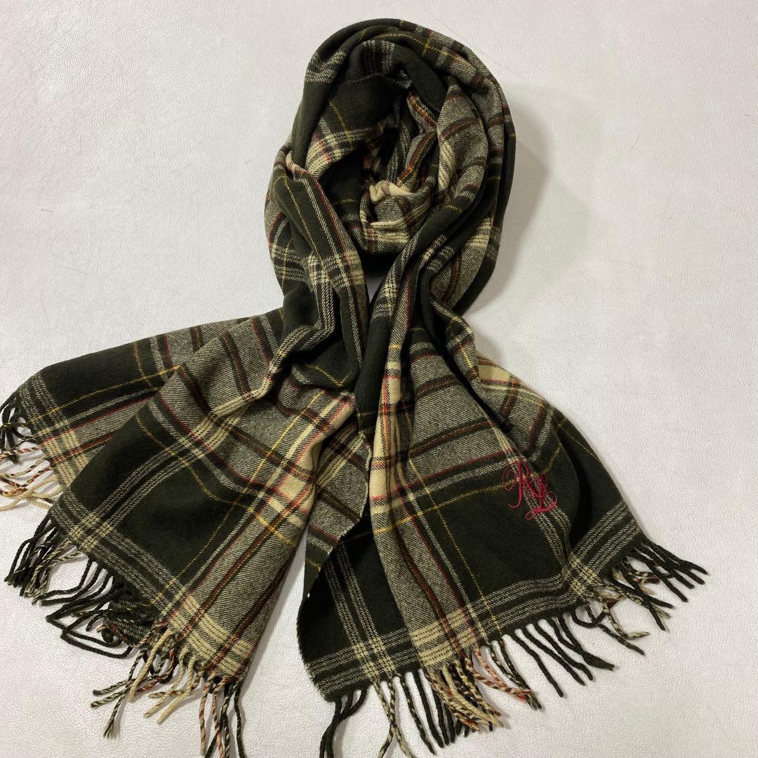 5点まとめ専用 RALPH LAUREN 英国製 タータンチェック大判ストール