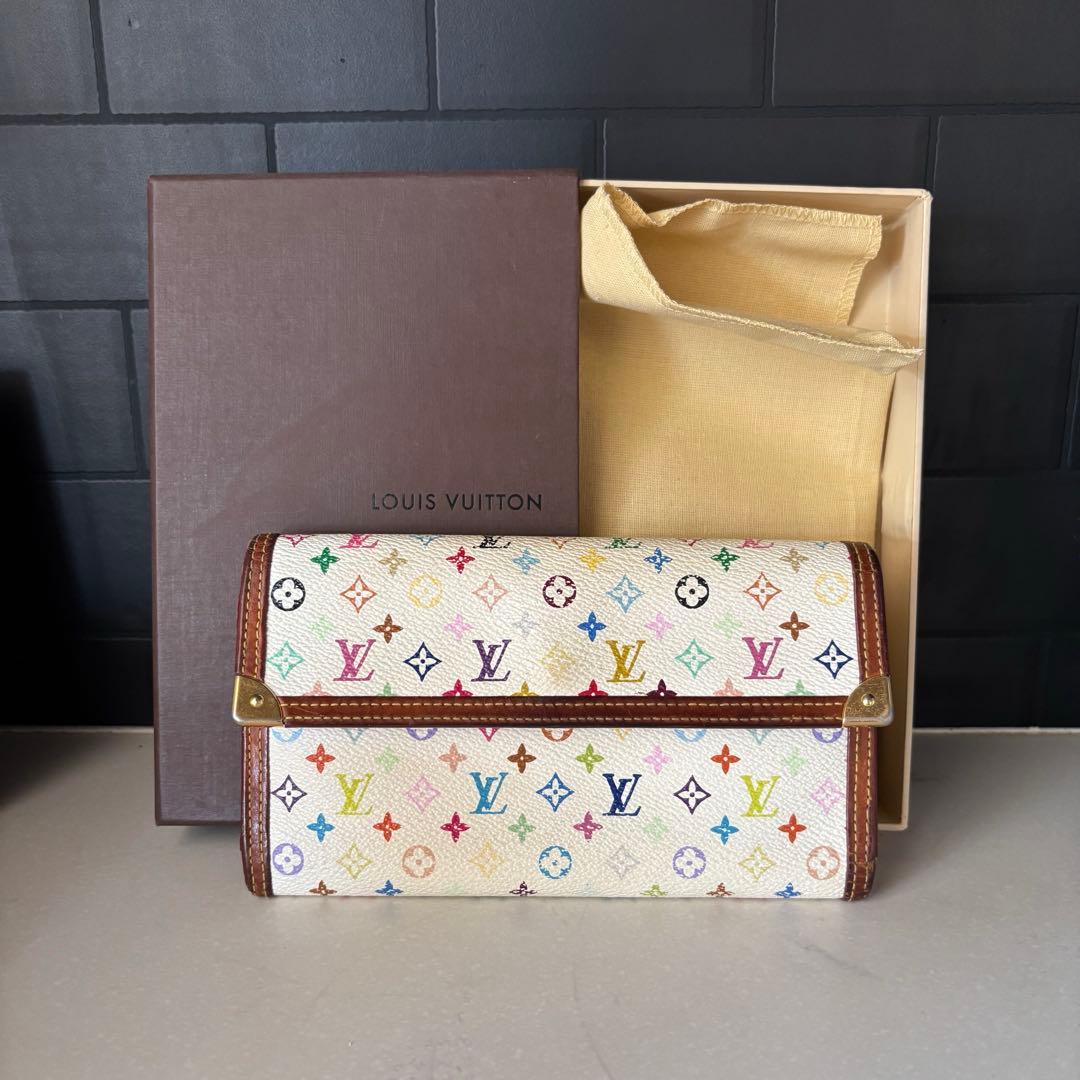 Louis Vuitton マルチカラー 長財布　箱付き
