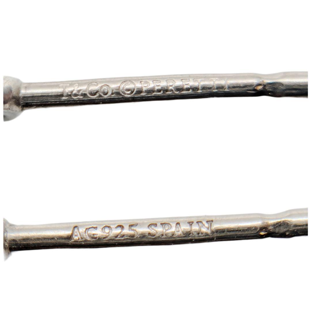 ティファニー オープンハート バイザヤード スウィング ピアス Ag925