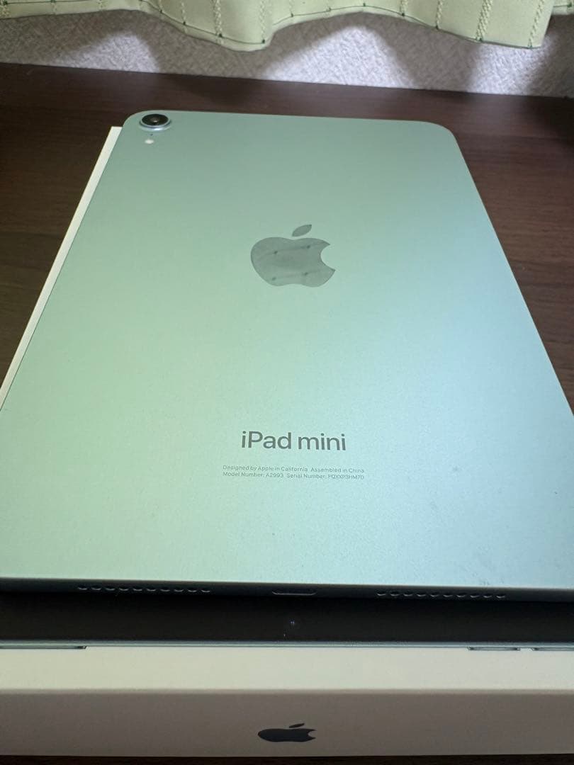 iPad mini 7 ブルー　Apple Pencil Pro