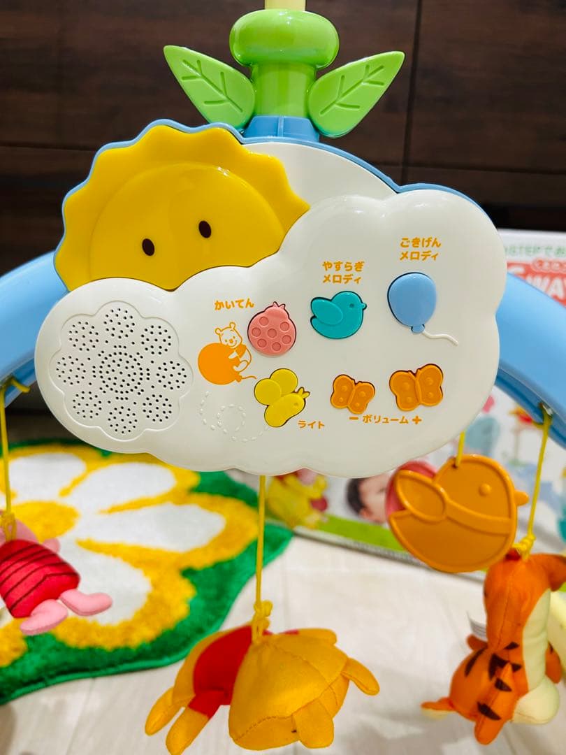 ゆゆ様　新型　プーさん　プーメリー えらべる回転6WAYジムにへんしんメリー