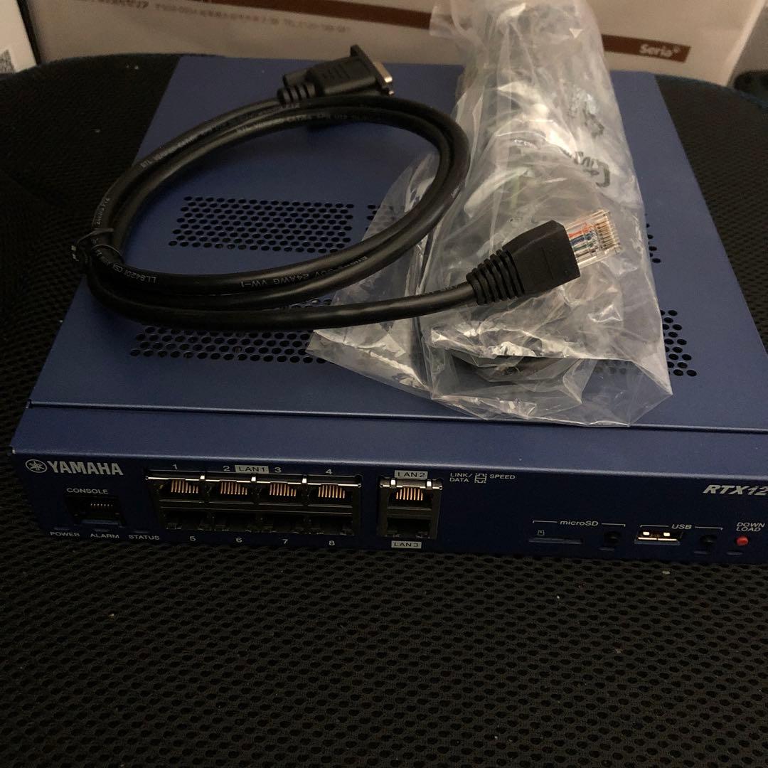 YAMAHA RTX1220 有線LANルーター 本体　短期間使用　美品