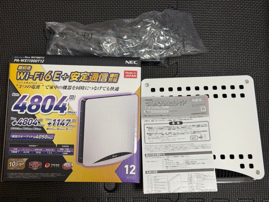 NEC Aterm PA-WX11000T12 無線LANルーター